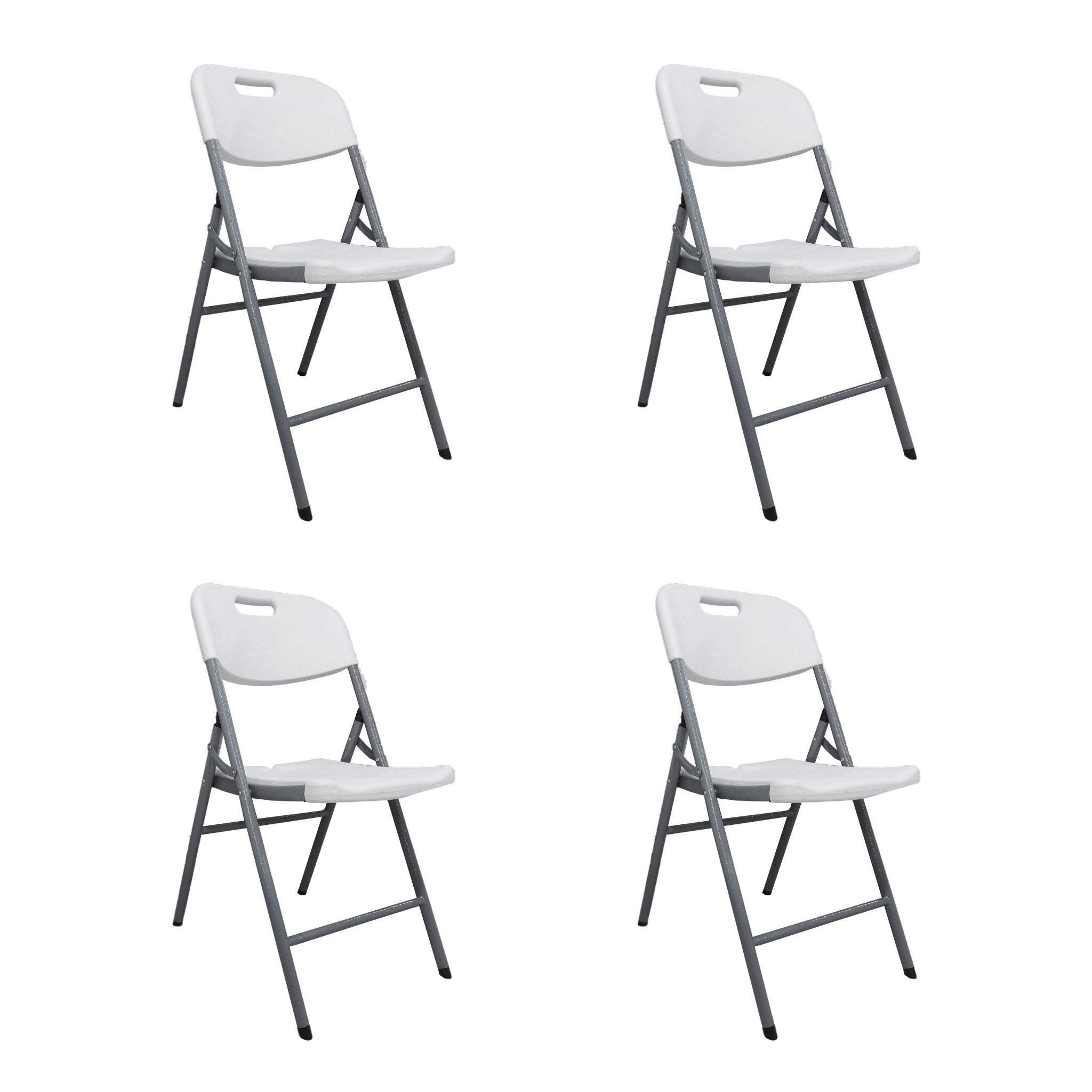 Silla Blanca Plegable Plástico Alta Densidad Pegaso