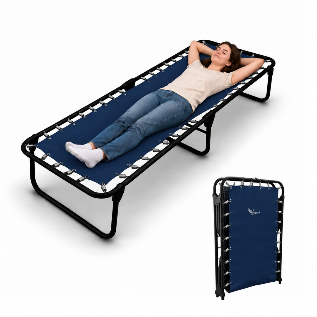Catre Camastro Plegable / de Lona Reforzada (Mod KSL)
