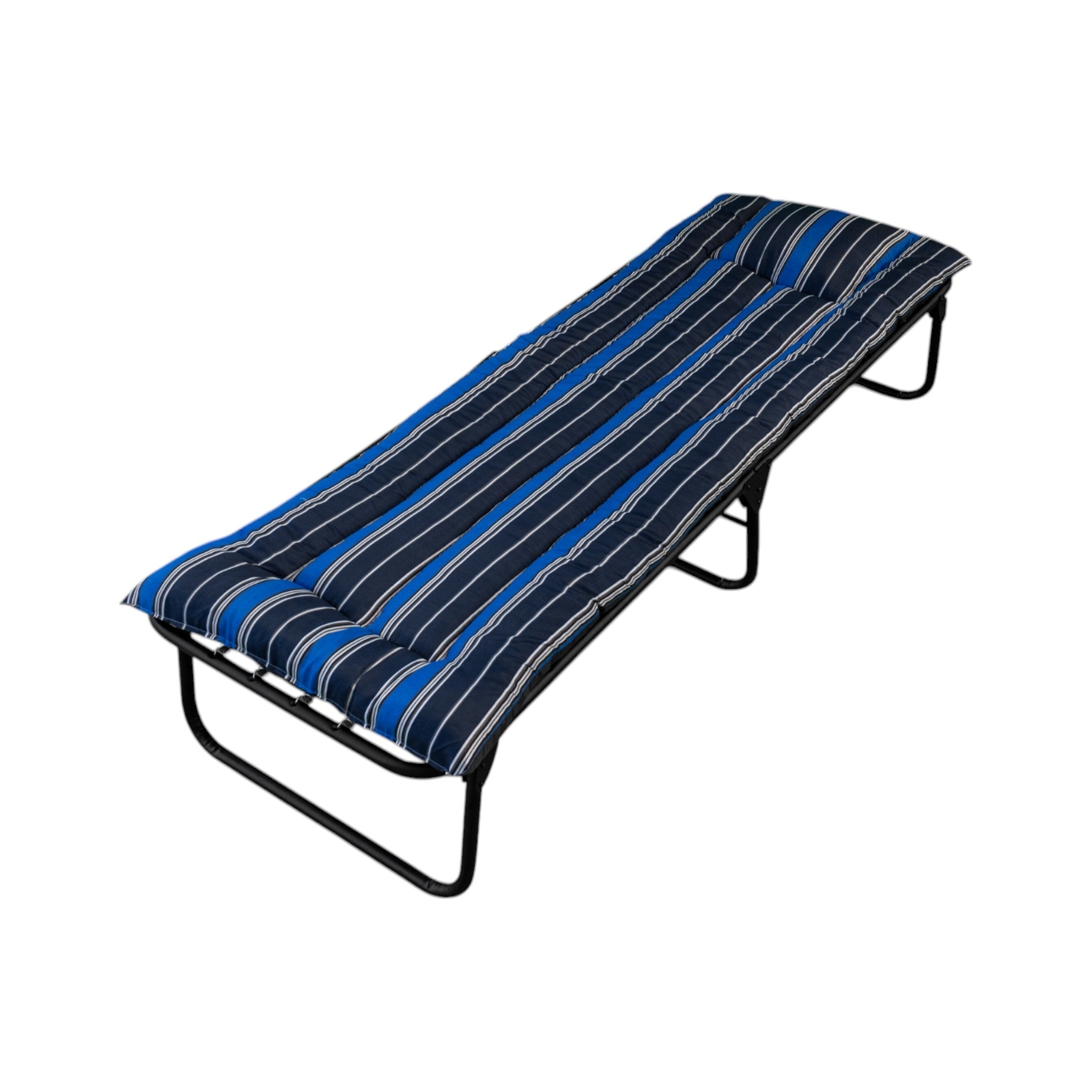 Folding Bed Cot / Reinforced Canvas + 5 cm Fleece Mattress