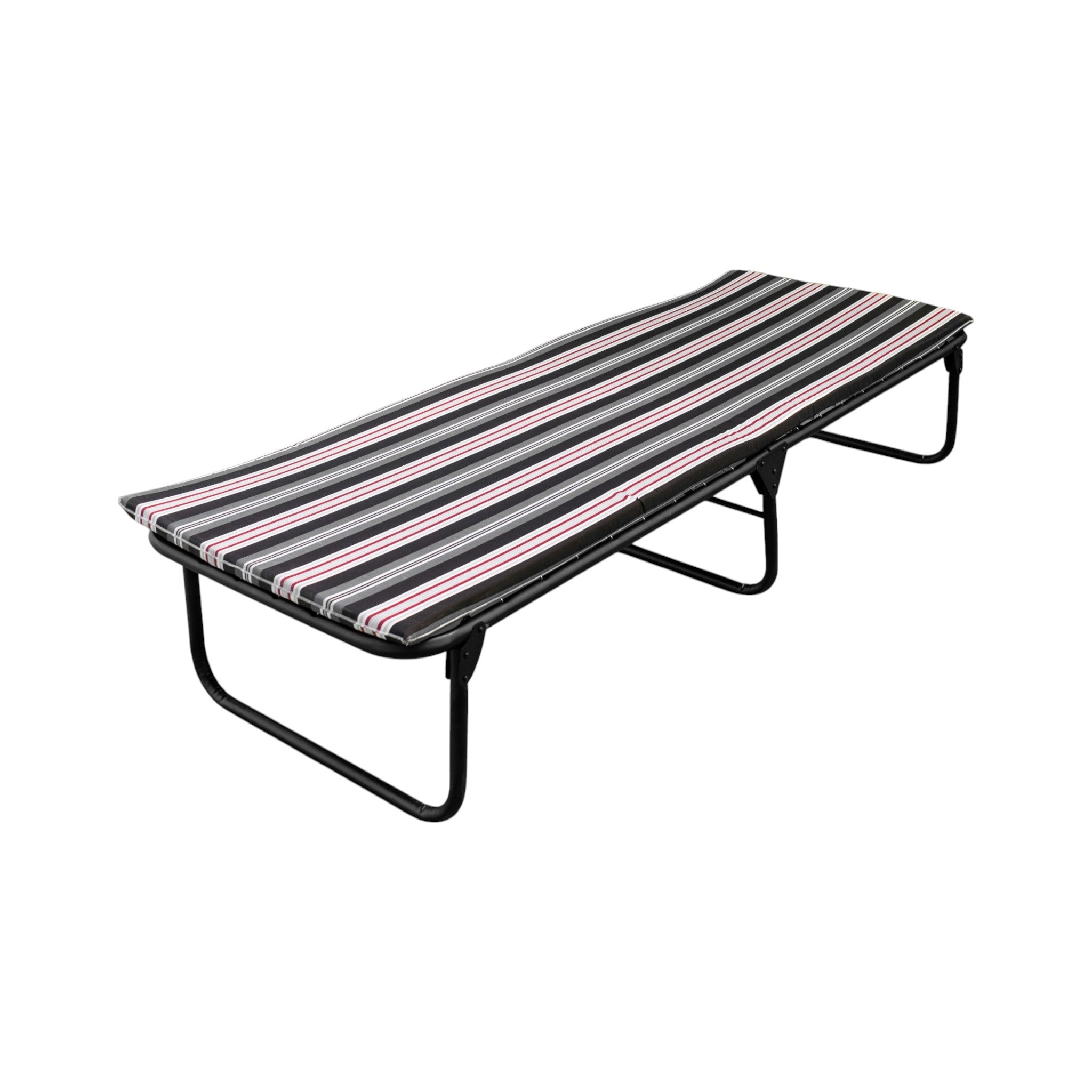 Catre Camastro Plegable / de Lona Reforzada + Colchón de Hule Espuma 3 cm (KSL-H)