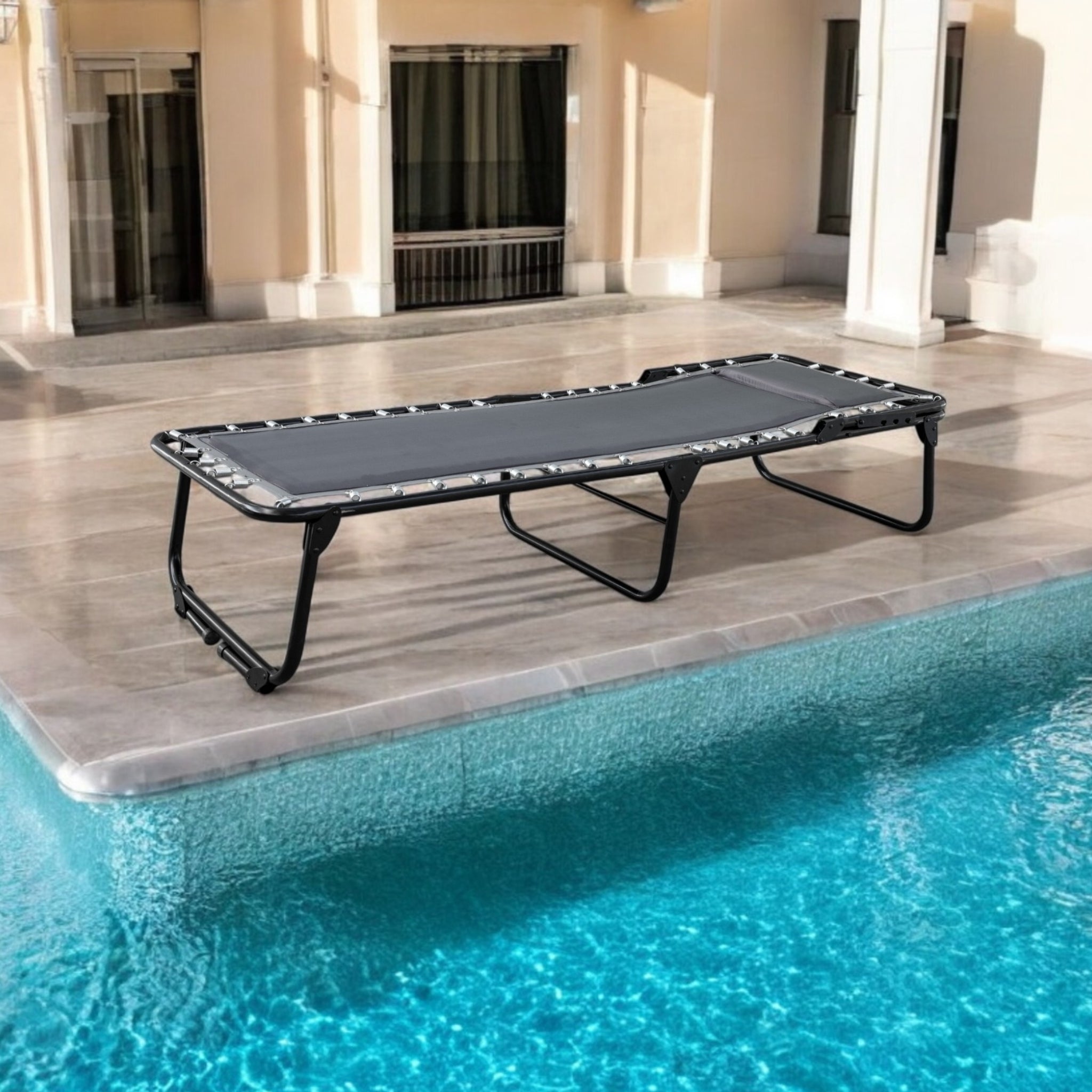 Catre Plegable Acojinado / Reclinable 5 Posiciones (Mod KRA-L)