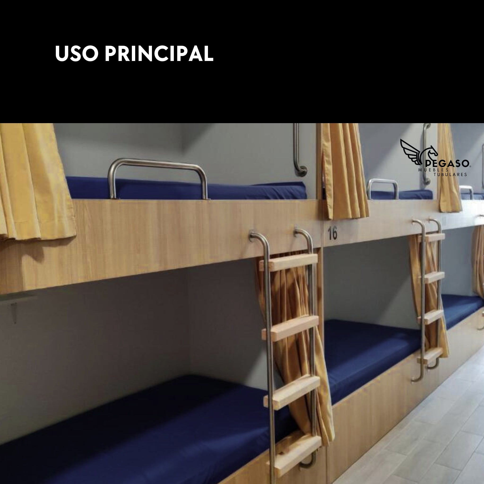 Colchoneta Para Albergue C/cierre Hule Espuma 7cm Pegaso