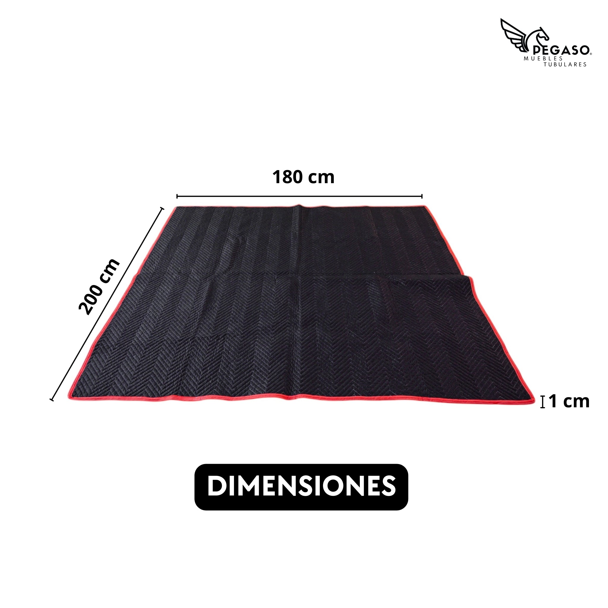 Colchoneta Mudancera Capitonada Pegaso 200x180x1 cm Protección Muebles