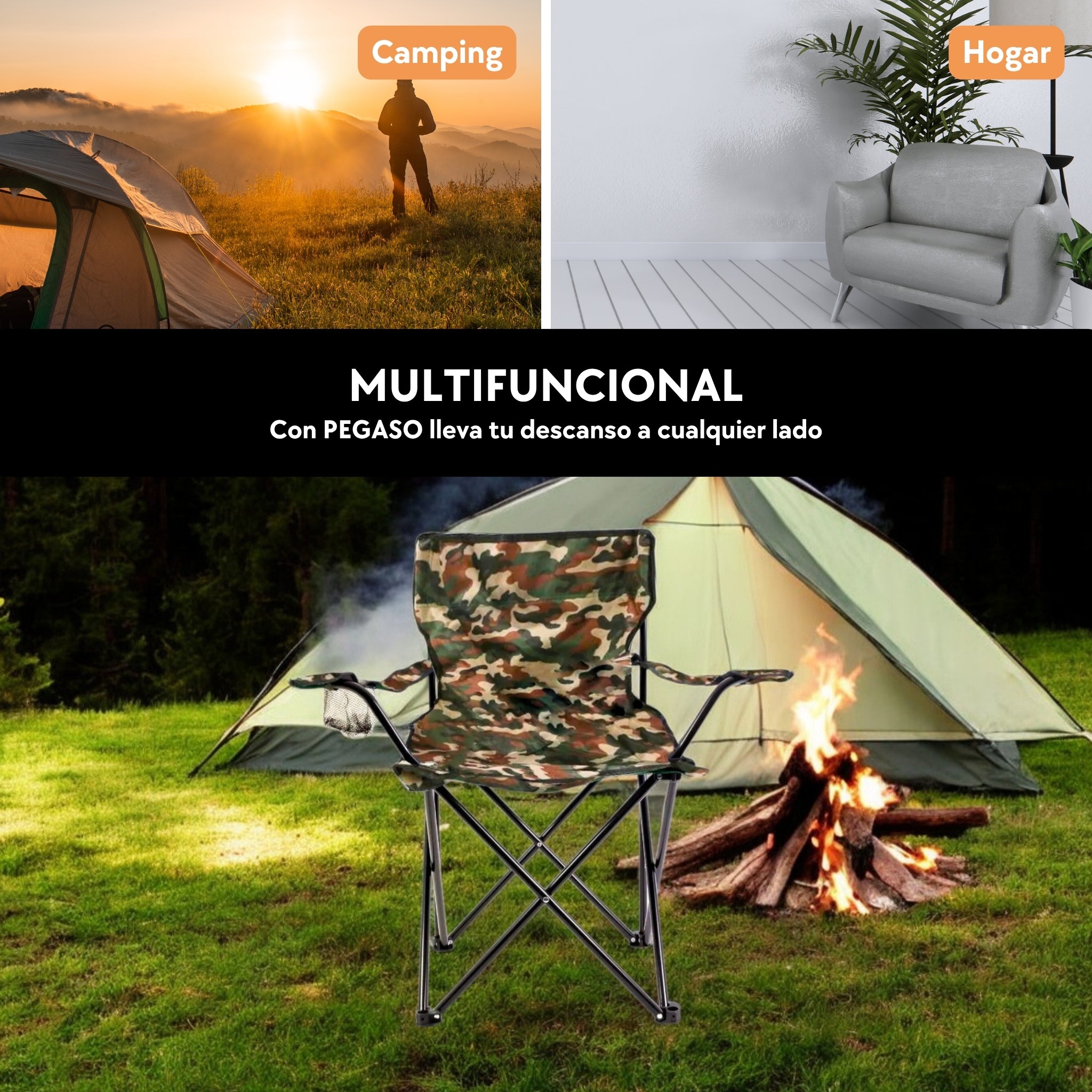 Camping / Beach Chair + Bag