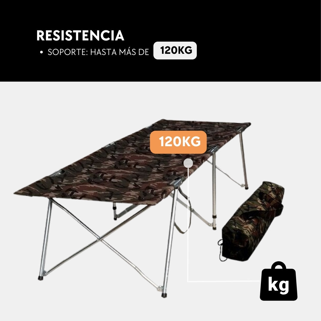 Catre Plegable Camping / Portatil+Bolsa