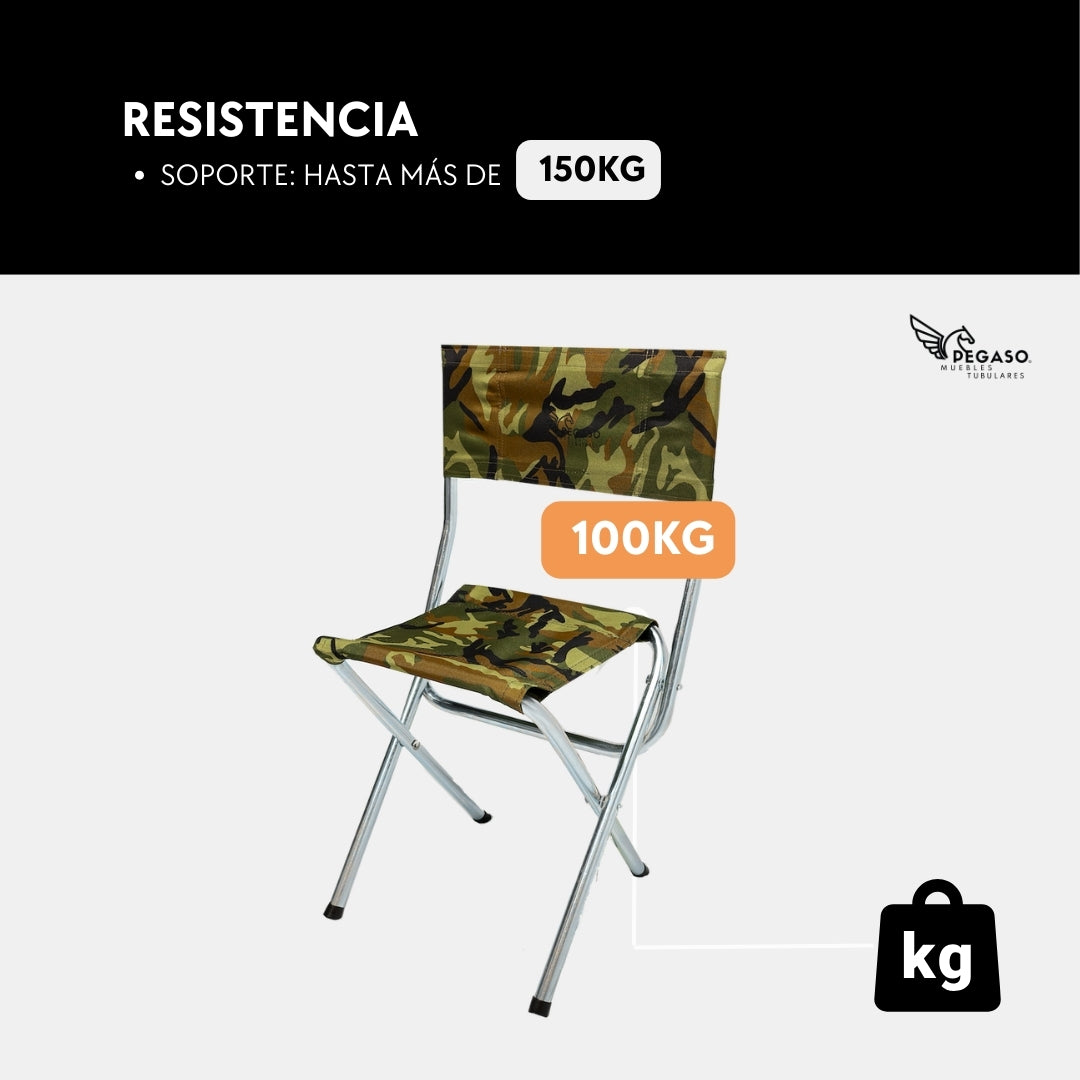 Portable Bench Chair + Camping Bag