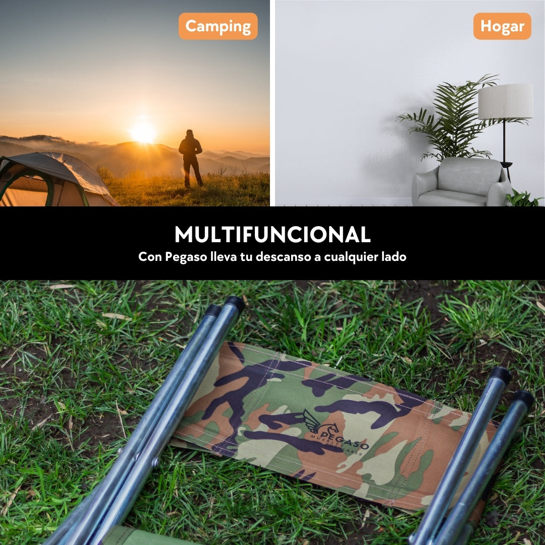 Portable Bench Chair + Camping Bag