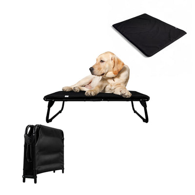 PEGASO KIT Cama/Catre + Colchoneta para Perro tamaño Grande, 92.5 x 75 x 18 cm (Mod KM-GD)