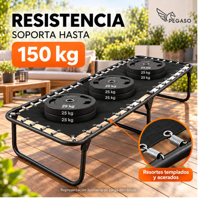 Catre Camastro Plegable / de Lona Reforzada (Mod KSL)