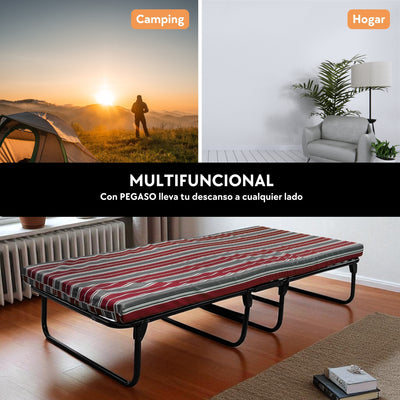 Folding Cot Bed with 8 cm Foam Mattress (Model KM8)