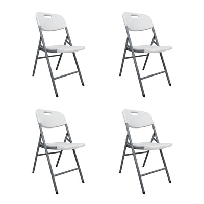 Silla Blanca Plegable Plástico Alta Densidad Pegaso