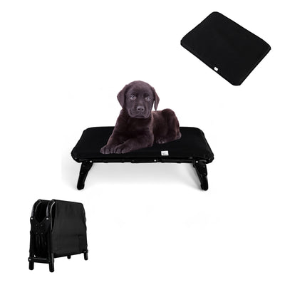 PEGASO KIT Cama/Catre + Colchoneta para Perro tamaño Chico, 63 x 46.5 x 18.5 cm (Mod KM-CH)