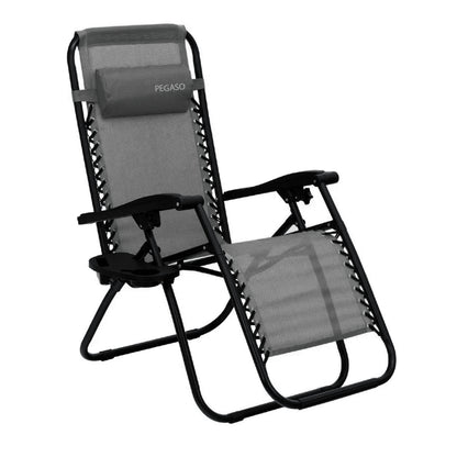 Silla/Camastro Plegable Gravedad Zero con Porta Vaso