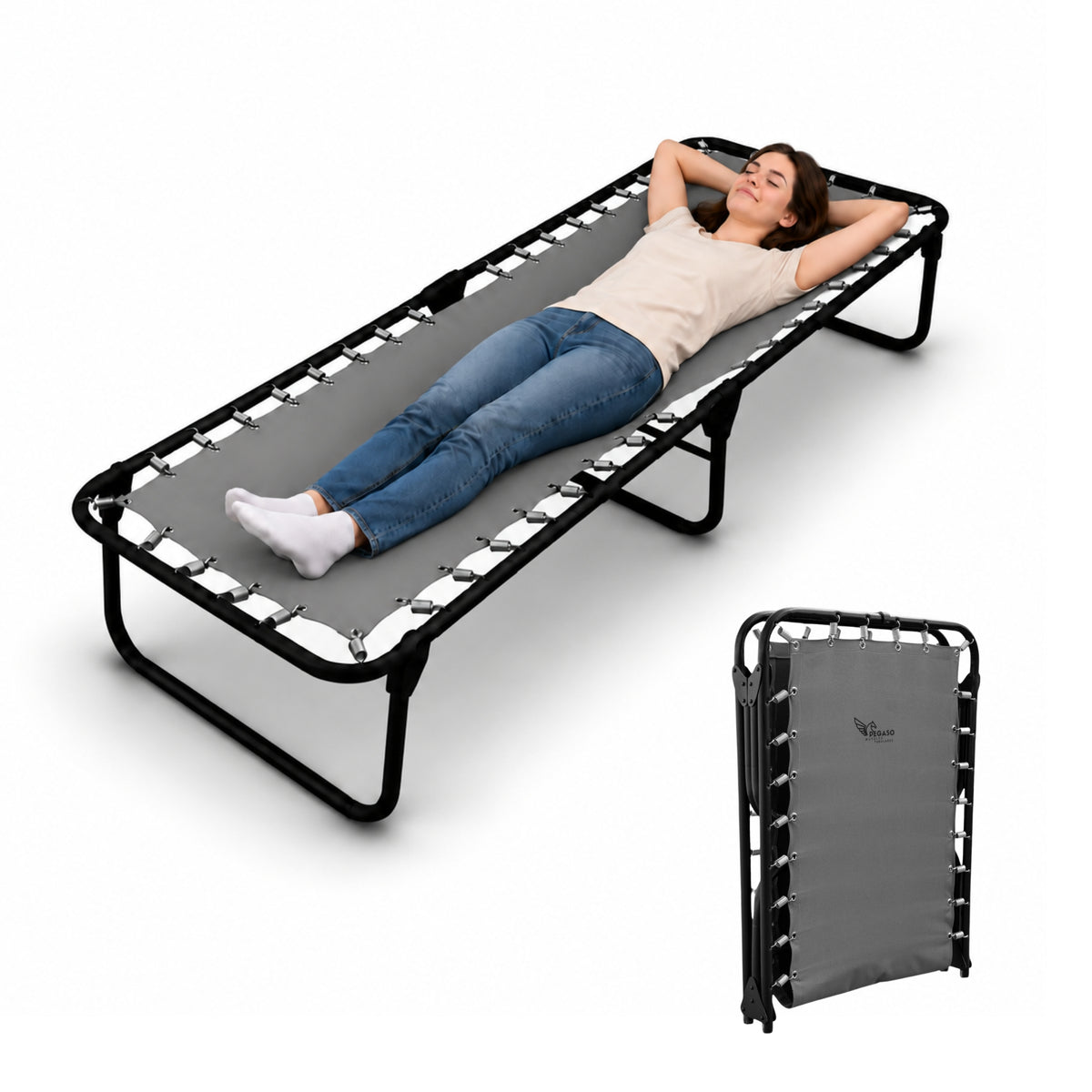 Catre Camastro Plegable / de Lona Reforzada (Mod KSL)