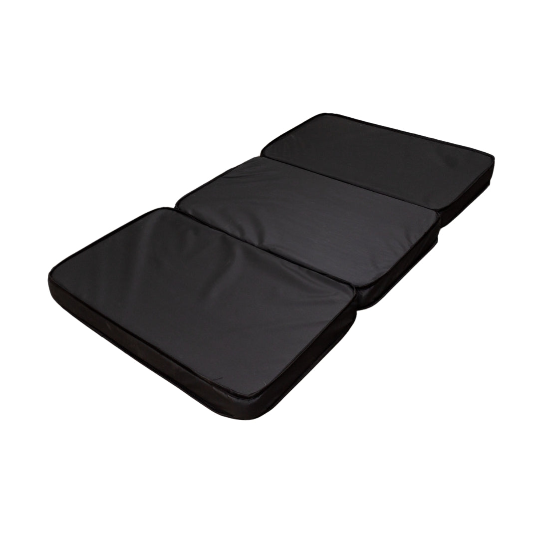 Colchón Seccionado en 3 Impermeable Hule Espuma 10cm + Porta Colchón. Soporta mas 150KG (Mod Col-Sec)