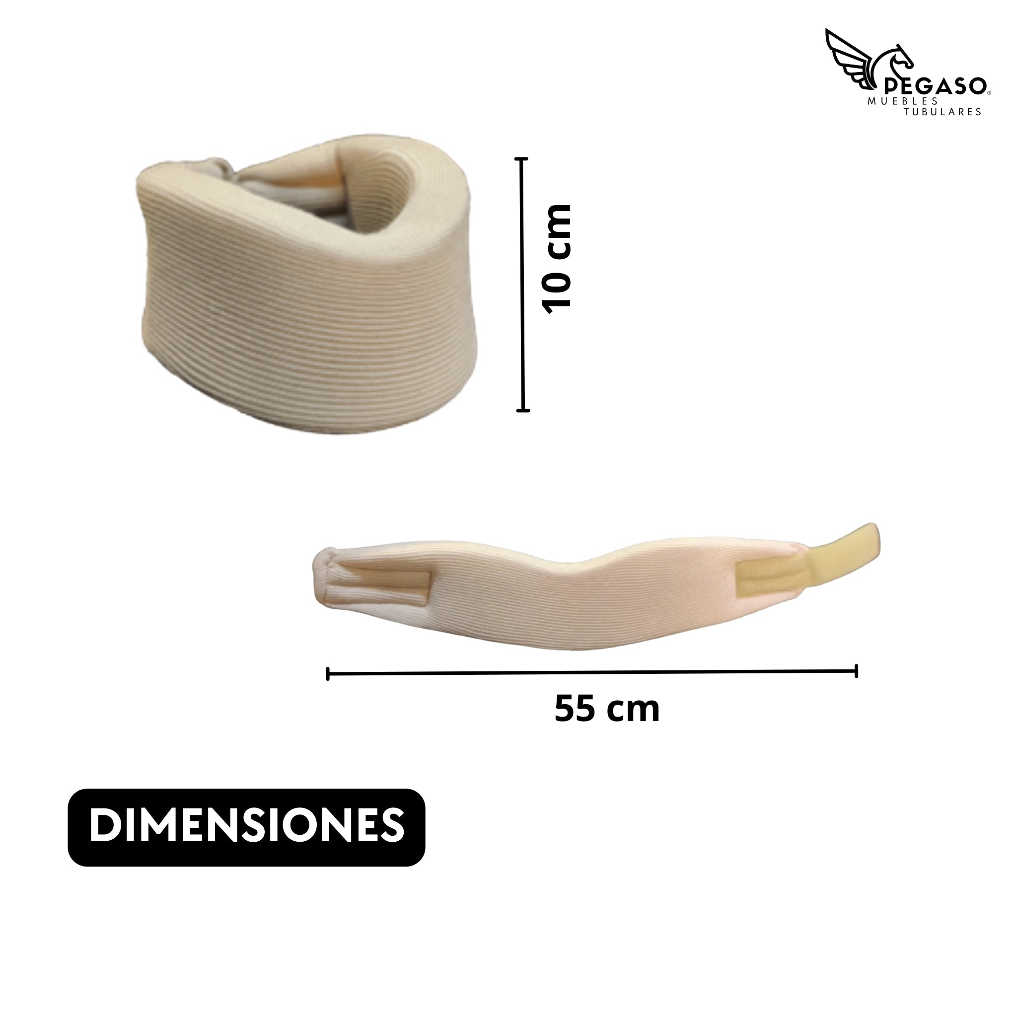 Collarín Cervical Blando Ortopédico Unisex Pegaso