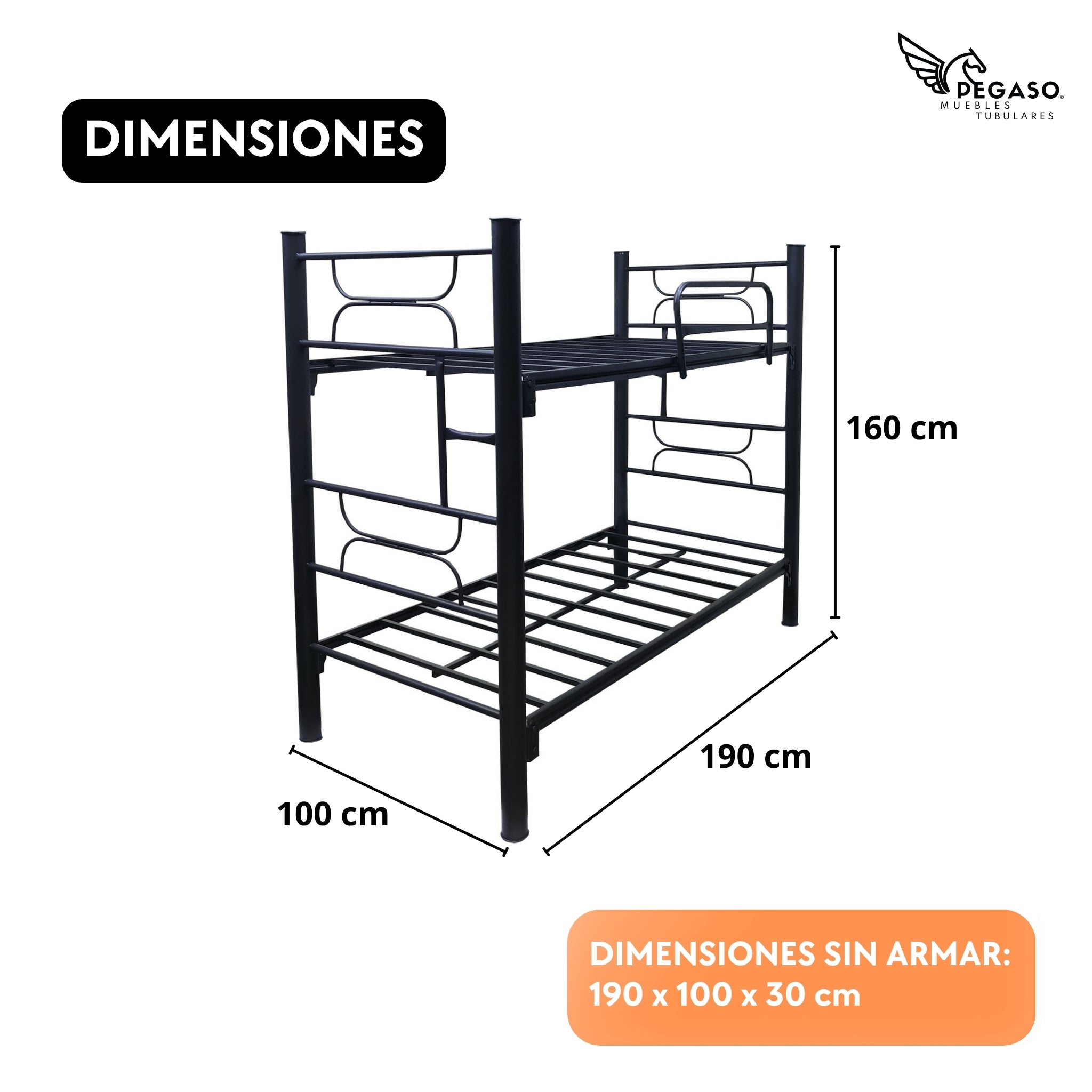 Litera Individual Pegaso – Resistente y Moderna
