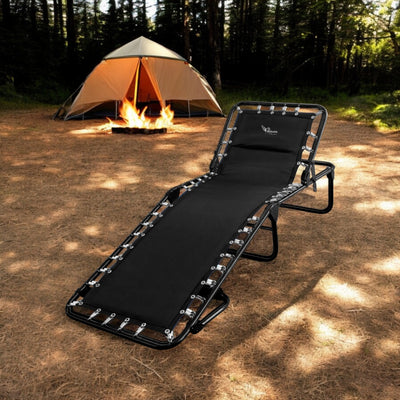 Catre Plegable Acojinado / Reclinable 5 Posiciones (Mod KRA-L)