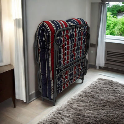 Catre Camastro Plegable / Colchón de Borra (Mod KM6-B)