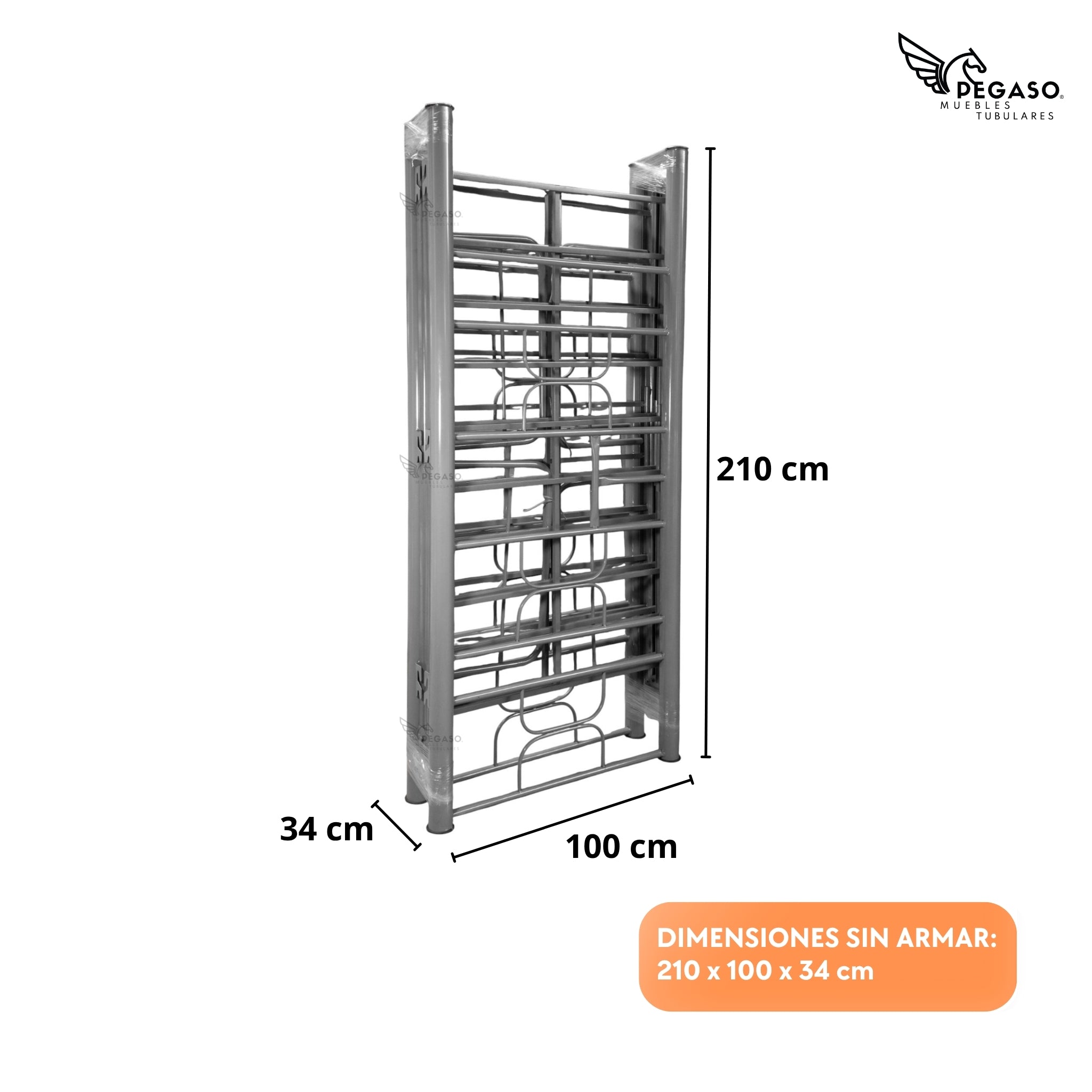 Litera Triple Individual Pegaso – Resistente y Practica