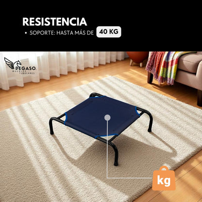 Repuesto de Lona para Catre de Mascota Desarmable Marca PEGASO, Transpirable, Lavable, Resistente