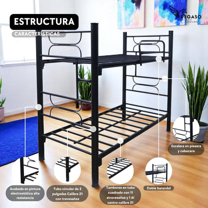 Litera Individual Pegaso – Resistente y Moderna