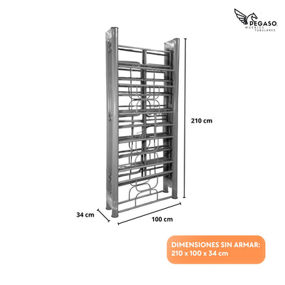 Litera Triple Individual Pegaso – Resistente y Practica