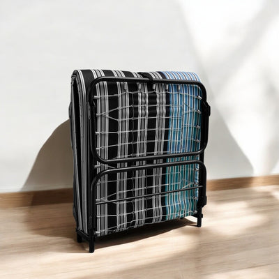 Catre Camastro Plegable con Colchón de Hule Espuma de 6 cm (Mod KM6)