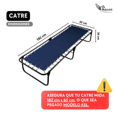 Lona Reforzada Con Resorte Para Repuesto Catre – Pegaso Mod (KSL)