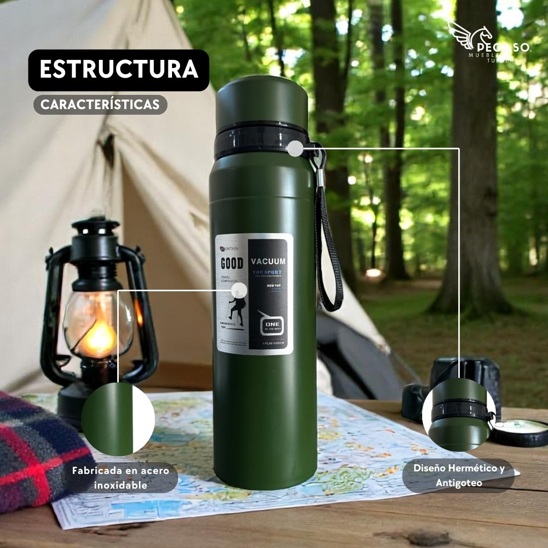 Botella Térmica De Acero Inoxidable De Doble Capa