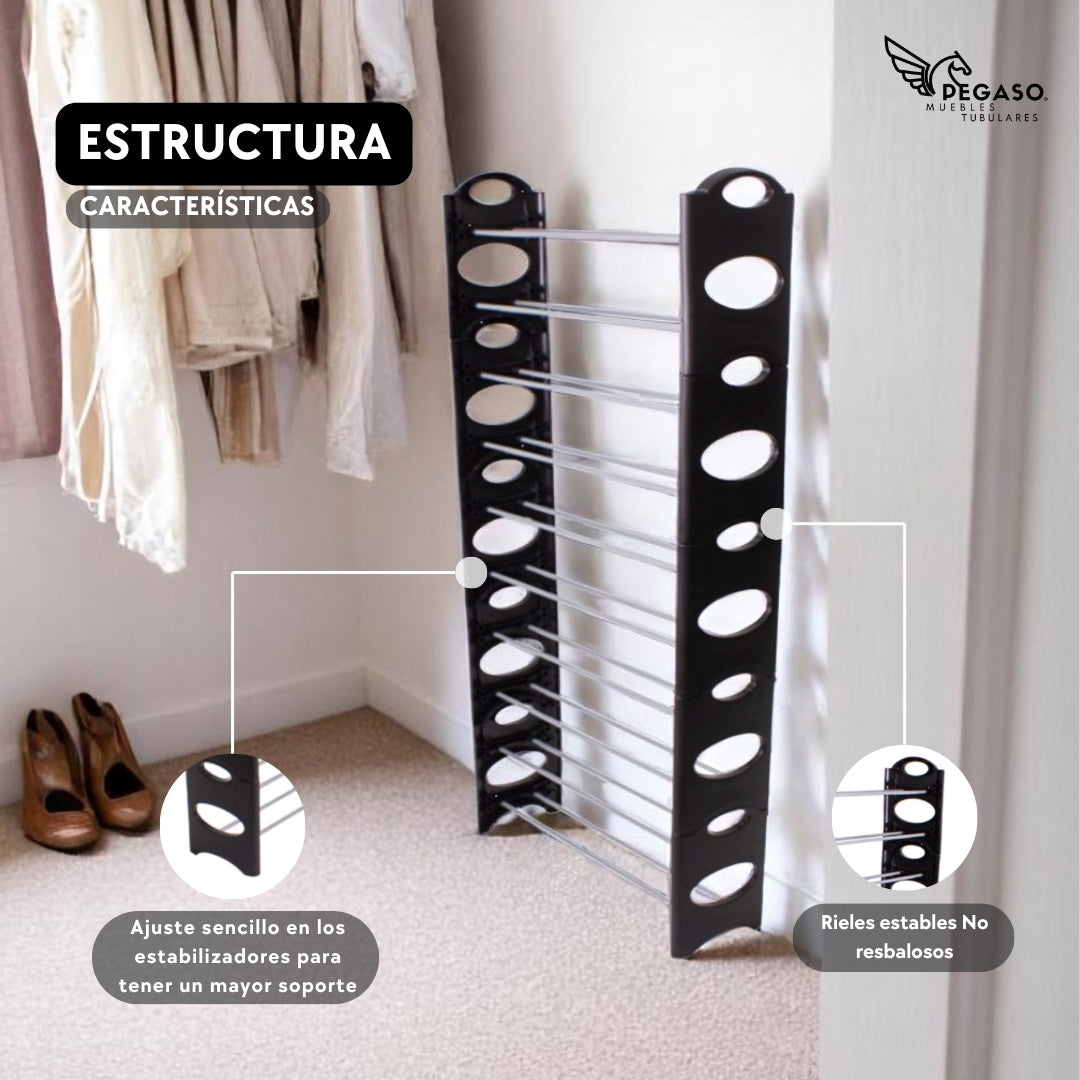 Shoe Organizer 30 pairs – 10 levels