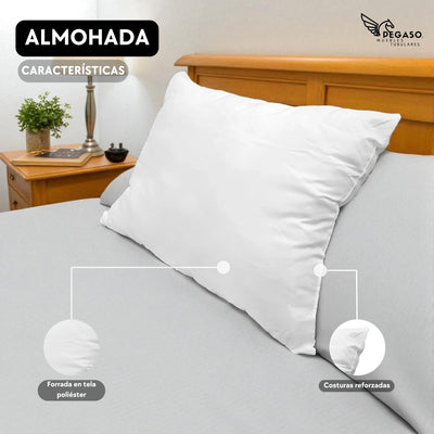 Almohada Antialergénica Blanca
