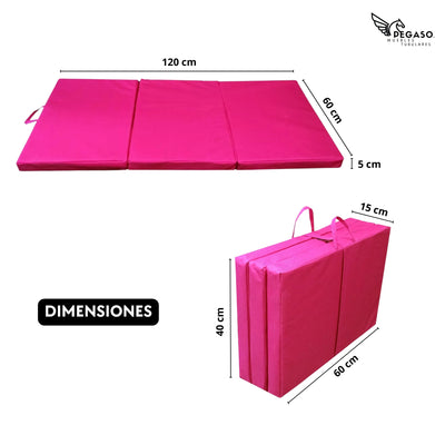 Colchoneta para Ejercicio Seccionada en 3 – Portátil