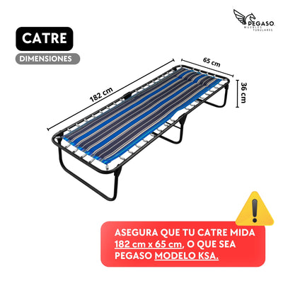 Malla Plastica Acojinada Con Resorte Para Repuesto Catre – Pegaso Mod (KSA)