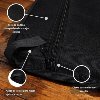 PEGASO KIT Cama/Catre + Colchoneta para Perro tamaño Extra Grande, 122x92x18 cm (Mod KM-EG)