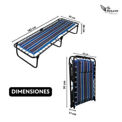 Catre Camastro Plegable / Acojinado (Mod KSA)