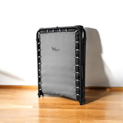 Folding Bed Cot / Reinforced Canvas + 5 cm Fleece Mattress