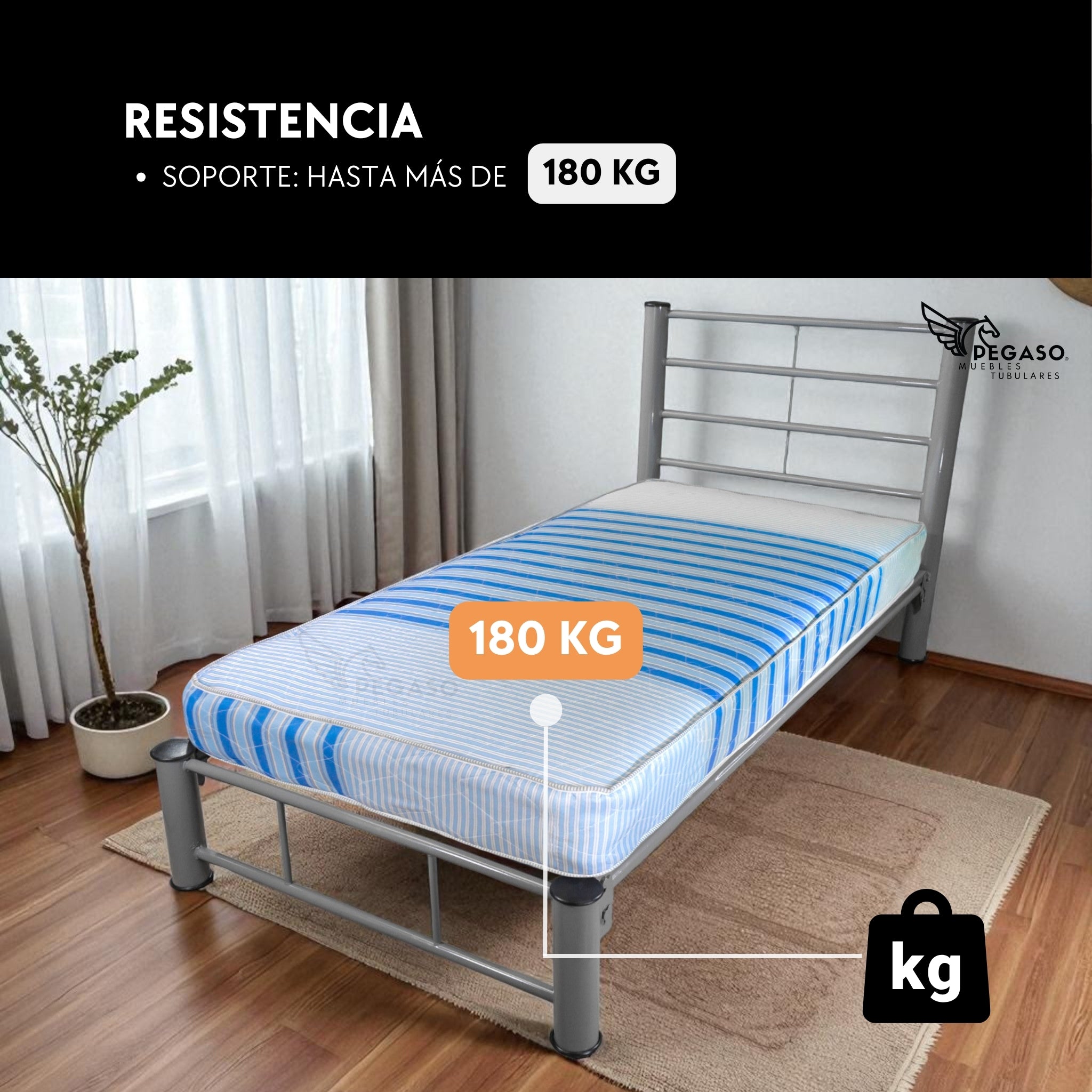 Colchón Individual Ortopedico tipo Hotelero