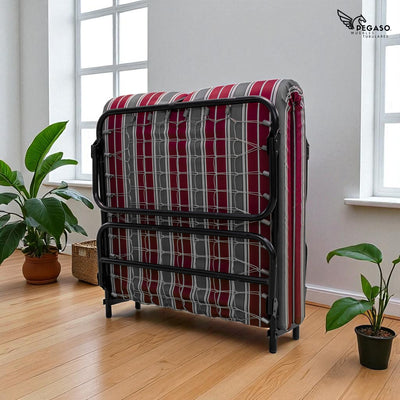 Folding Cot Bed with 8 cm Foam Mattress (Model KM8)