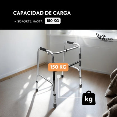 Andadera Plegable Reforzada De Alumino