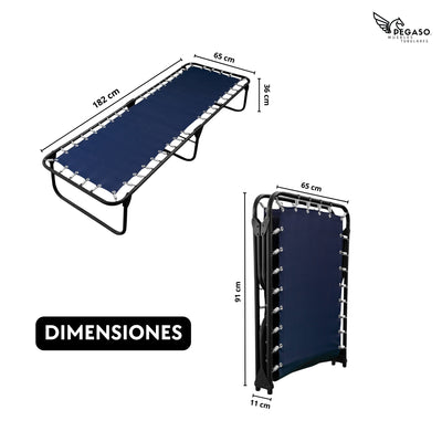 Catre Camastro Plegable / de Lona Reforzada (Mod KSL)