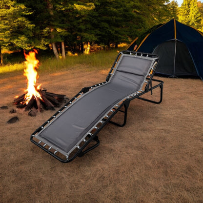 Catre Plegable Acojinado / Reclinable 5 Posiciones (Mod KRA-L)