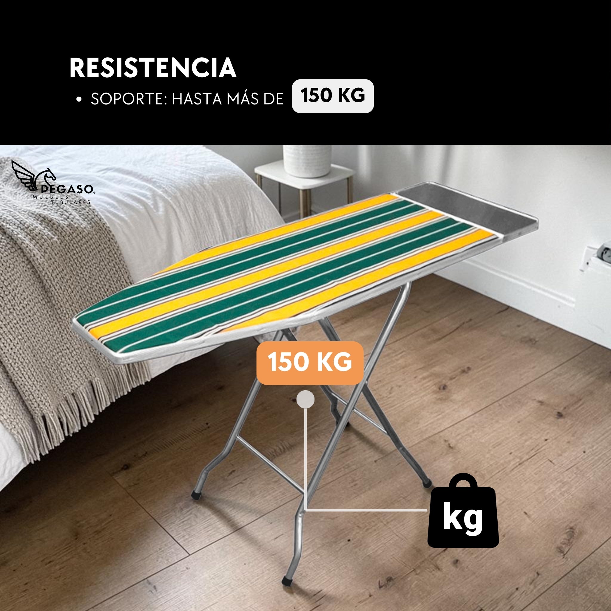 Burro de Planchar Plegable 30 cm Pegaso