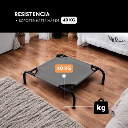 Cama Elevada para Perro tamaño Chico, Desarmable (KM-CH-DES)
