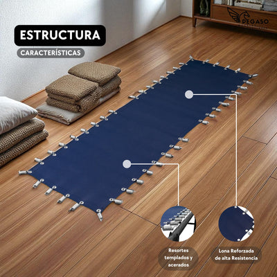 Lona Reforzada Con Resorte Para Repuesto Catre – Pegaso Mod (KSL)