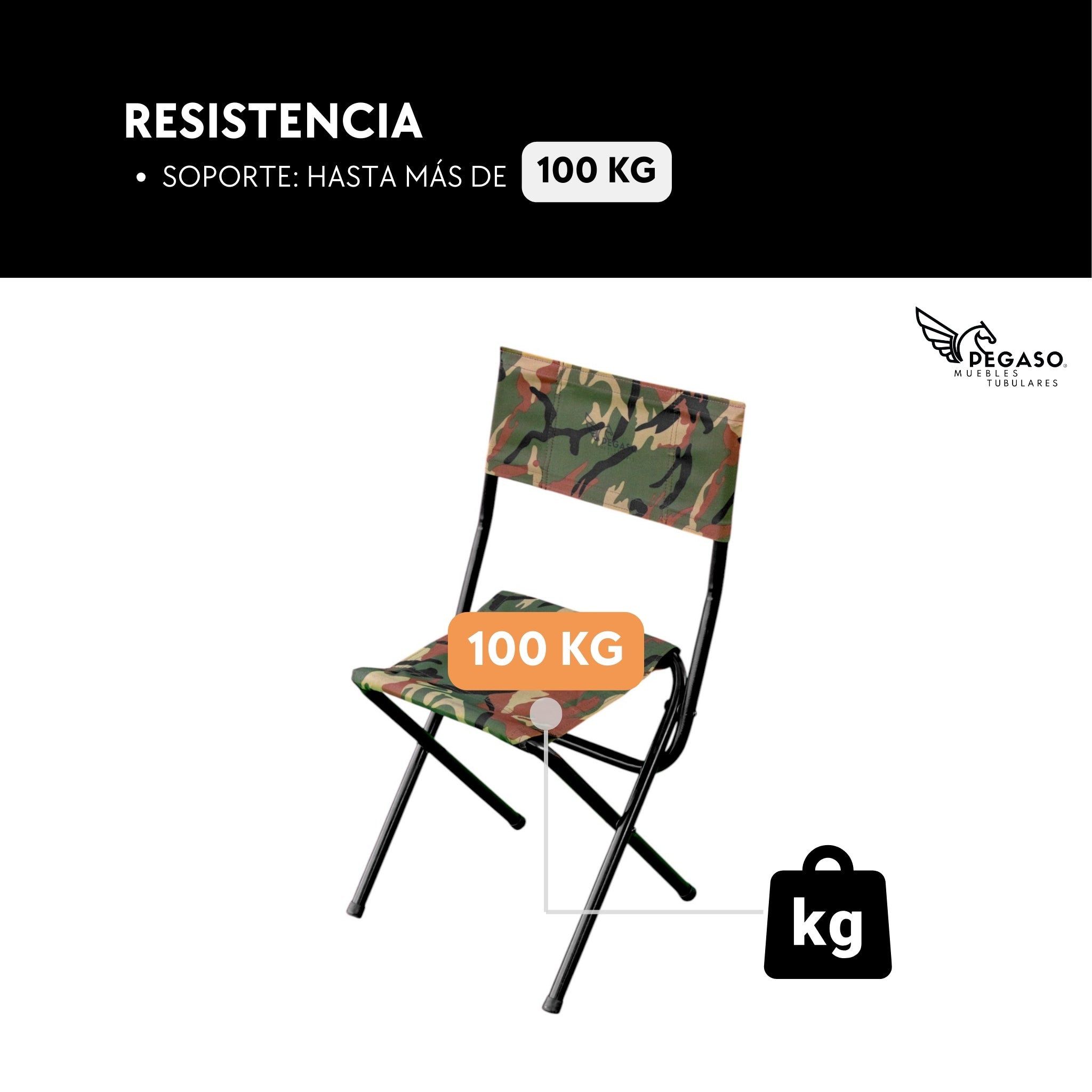 Silla Banquillo Portátil + Bolsa Camping