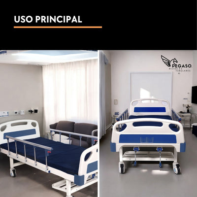 Pegaso Sealed Repellent Sectioned Hospital Mattress, 190 x 95 x 10 cm. Supports more than 150 kg.