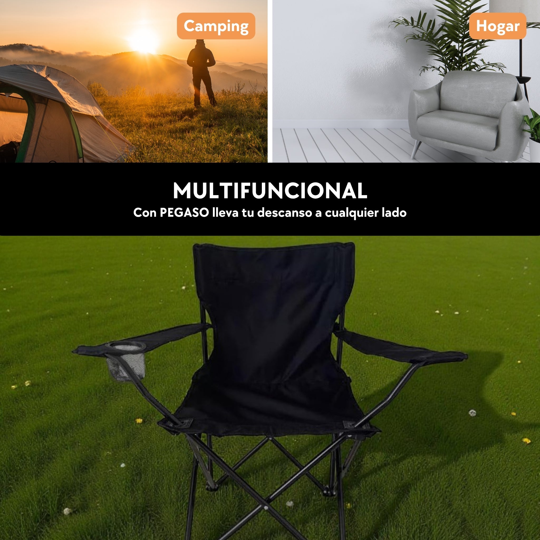 Camping / Beach Chair + Bag