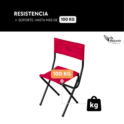 Pegasus Folding Portable Stool Chair