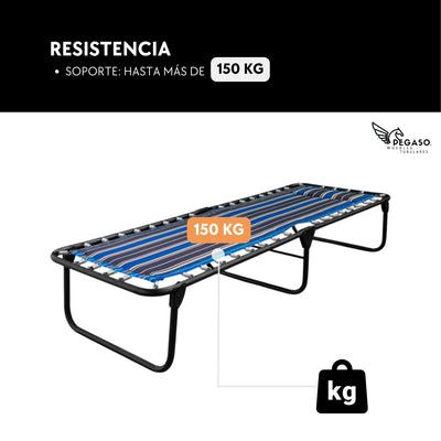 Malla Plastica Acojinada Con Resorte Para Repuesto Catre – Pegaso Mod (KSA)